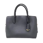 Grey Leather Dior Tote