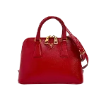 Red Leather Prada Promenade