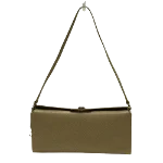 Beige Canvas Salvatore Ferragamo Shoulder Bag