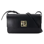 Black Leather Anine Bing Crossbody bag