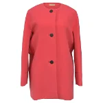 Pink Wool Balenciaga Coat