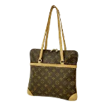 Brown Fabric Louis Vuitton Coussin