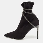 Black Suede René Caovilla Boots