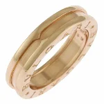 Gold Rose Gold Bvlgari Ring