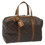 Brown Canvas Louis Vuitton Travel Bag