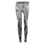 Grey Fabric Off White Pants