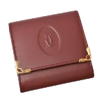 Brown Leather Cartier Wallet