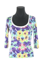 Multicolor Viscose Versace Top