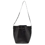 Black Leather Mansur Gavriel Shoulder Bag