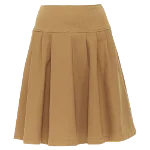 Brown Cotton Oscar de la Renta Skirt