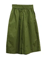 Green Cotton Baum und Pferdgarten Skirt