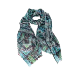 Multicolor Silk Etro Scarf