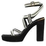 Black Leather Salvatore Ferragamo Sandals