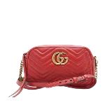 Red Leather Gucci Marmont