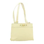 White Leather Versace Tote