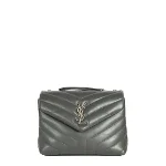 Grey Leather Yves Saint Laurent LouLou