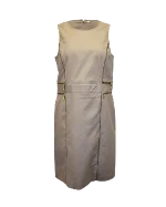 Beige Cotton Michael Kors Dress