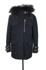 Blue Cotton The Kooples Coat