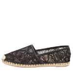 Black Lace Valentino Espadrilles