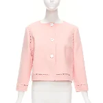 Pink Wool Ermanno Scervino Jacket