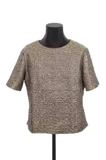 Gold Polyester By Malene Birger Top