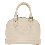 White Leather Louis Vuitton Alma