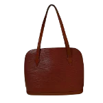 Burgundy Leather Louis Vuitton Lussac