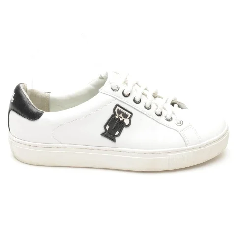 White Leather Karl Lagerfeld Sneakers