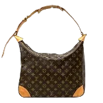 Brown Fabric Louis Vuitton Boulogne