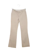 Beige Cotton Joseph Pants