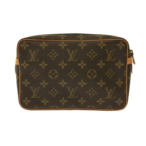 Brown Polyester Louis Vuitton Compiegne