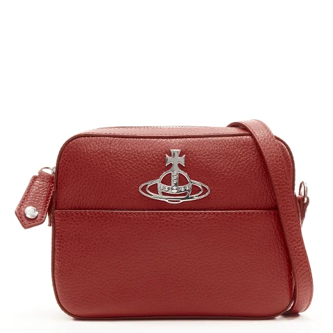 Red Leather Vivenne Westwood Shoulder Bag