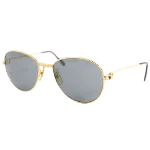 Gold Glass Cartier Sunglasses