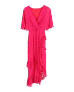 Pink Silk Saloni Dress