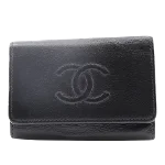 Black Leather Chanel Case