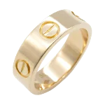 Gold Metal Cartier Ring