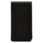 Black Leather Chanel Case