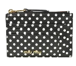 Black Leather Miu Miu Wallet