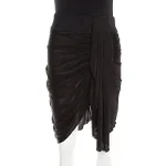 Black Fabric Emilio Pucci Skirt