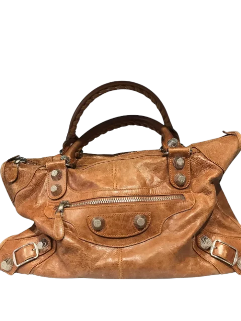 Brown Leather Balenciaga Handbag
