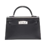 Black Leather Hermès Kelly