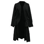 Black Wool Yohji Yamamoto Coat