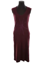 Burgundy Cotton Isabel Marrant Dress