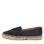 Black Satin Chanel Espadrilles