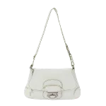 White Leather Tod's Shoulder Bag