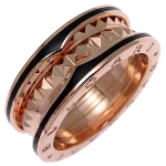 Gold Rose Gold Bvlgari Ring