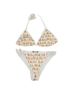 White Fabric Balmain Swimwear