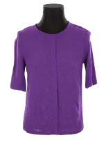 Purple Viscose Sandro Top