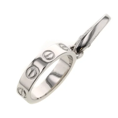 Silver White Gold Cartier Key Holder