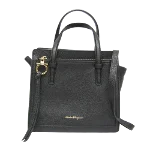 Black Leather Salvatore Ferragamo Handbag